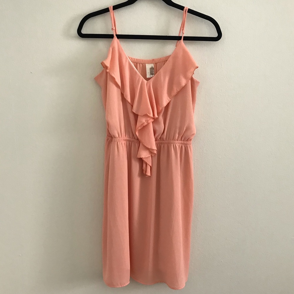 Anthropologie Birdcage Spaghetti Strap Dress